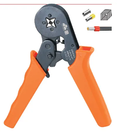 Прямые продажи HSC8 6-6 пресс-плоскогубцы 0,25-6mm2 мини-Палка для Регулируемая трубка типа терминал, настройка плоскогубцами