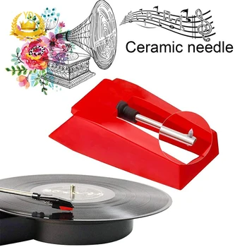 

4Pcs/Set Record Player Needle Diamond Stylus Replacement For Turntable LP Phonograph