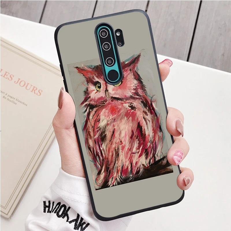 cases for xiaomi blue Cú Tranh Silicone Ốp Lưng Điện Thoại Redmi Note 8 7 Pro S 8T Cho Redmi 9 7A Bao xiaomi leather case charging Cases For Xiaomi