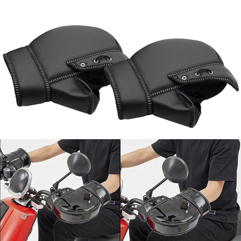 Зимний тепловой руль мотоцикла, ветрозащитный водонепроницаемый тепловой руль мотоцикла
