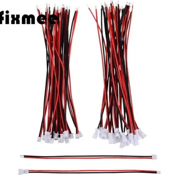 

Fixmee 10 Pairs JST 1.25mm 2 Pin Micro Male Female Connector Plug 100mm Wires Cables