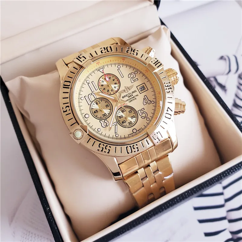 

2020 Breitling-classic-elegant three-hand luxury watch men's and women's quartz 007 relojes hombre automatic winding 1226