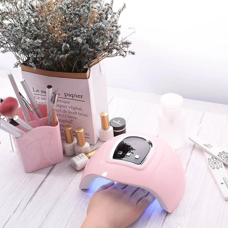 Сушилка для ногтей BORN PRETTY 36 Вт, СВЕТОДИОДНЫЙ УФ-светильник USB, лампа для ногтей 18 светодиодный S, аппарат для отверждения лака с ЖК-дисплеем, Маникюрный Инструмент