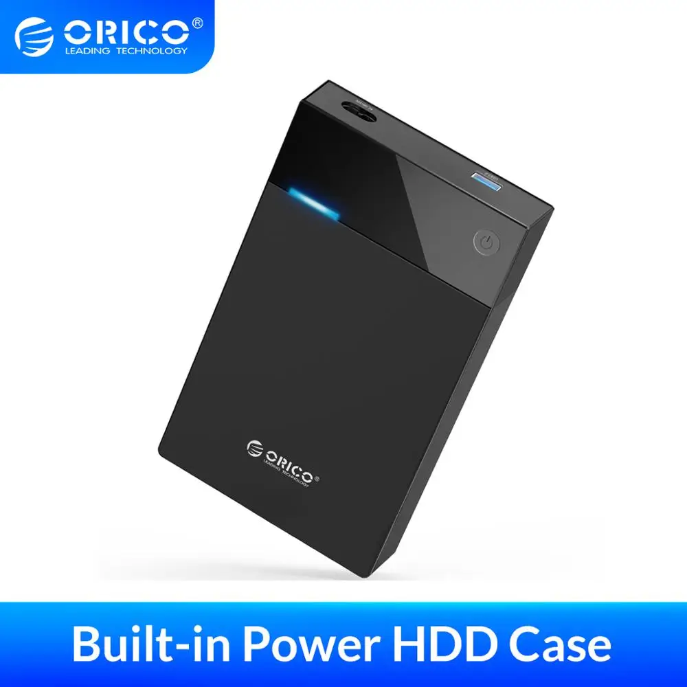 Портативный чехол ORICO для жесткого диска 3 5 дюйма 12 В портативный корпус SATA к USB 0 с
