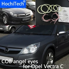 Высокое качество COB Led Light Белый Halo Cob Led angel eyes Кольцо ошибки бесплатно для Opel Vectra C Caravan 2005 2006 2007 2008