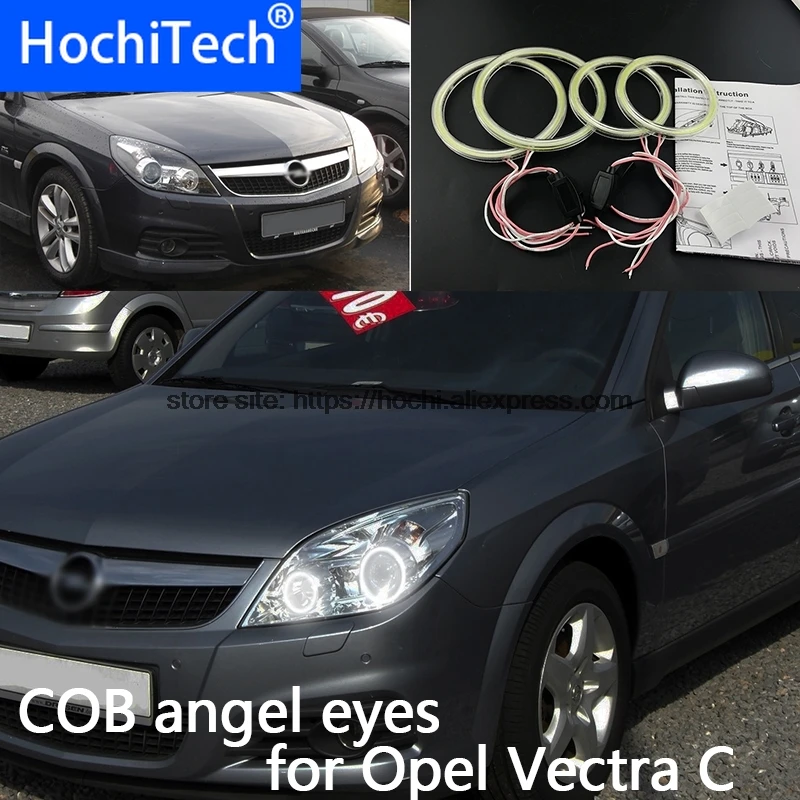 Высокое качество COB светодиодный светильник Белый Halo Cob Led Angel Eyes Ring Error Free для Opel