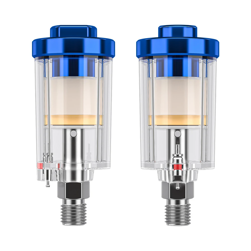 1/4'' Water Oil Separator Inline For Compressor Spray Paint Gun Air