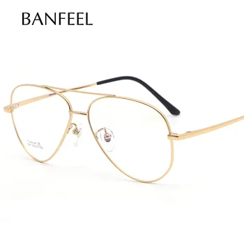 

IP Titanium Glasses Frame Man Airman Aviattor Eyeglasses Frame High Quality Women Optical Prescripton Spectacle Eye Point Goggle