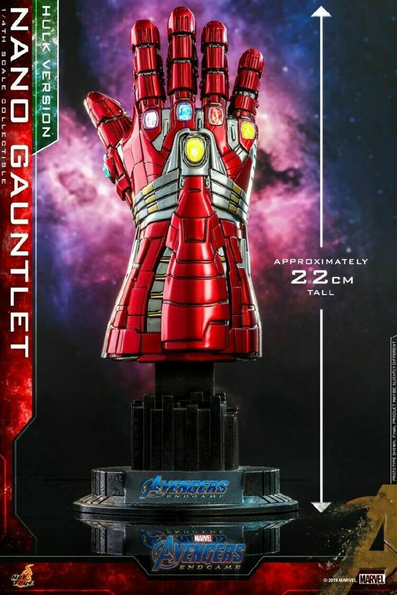 Горячие игрушки 1/4 масштаб Халк Человек ACS009 Nano Infinity Gauntlet модель Мстители Endgame игрушки коллекция