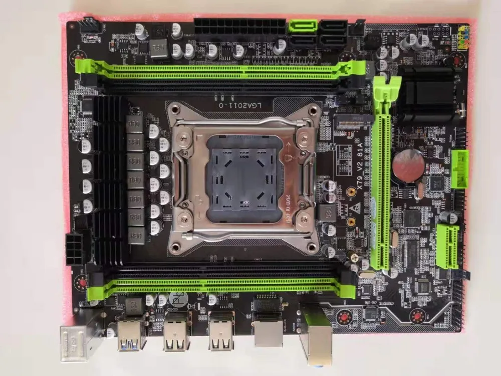 Runing X79 Micro-ATX настольная материнская плата ram 4 DDR3 DIMM скидка X79 LGA2011 материнская плата компьютер DIY SATA3.0 PCI-E x16 USB3.0