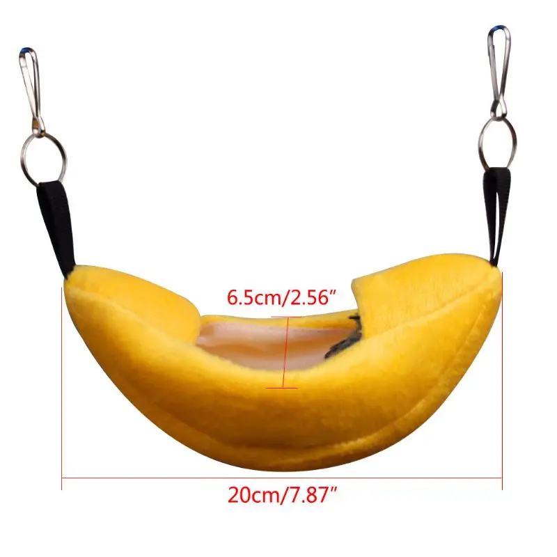 

Small Pet House Boat Shape Parrot Rat Hammock Hanging Beds Hamster Nest