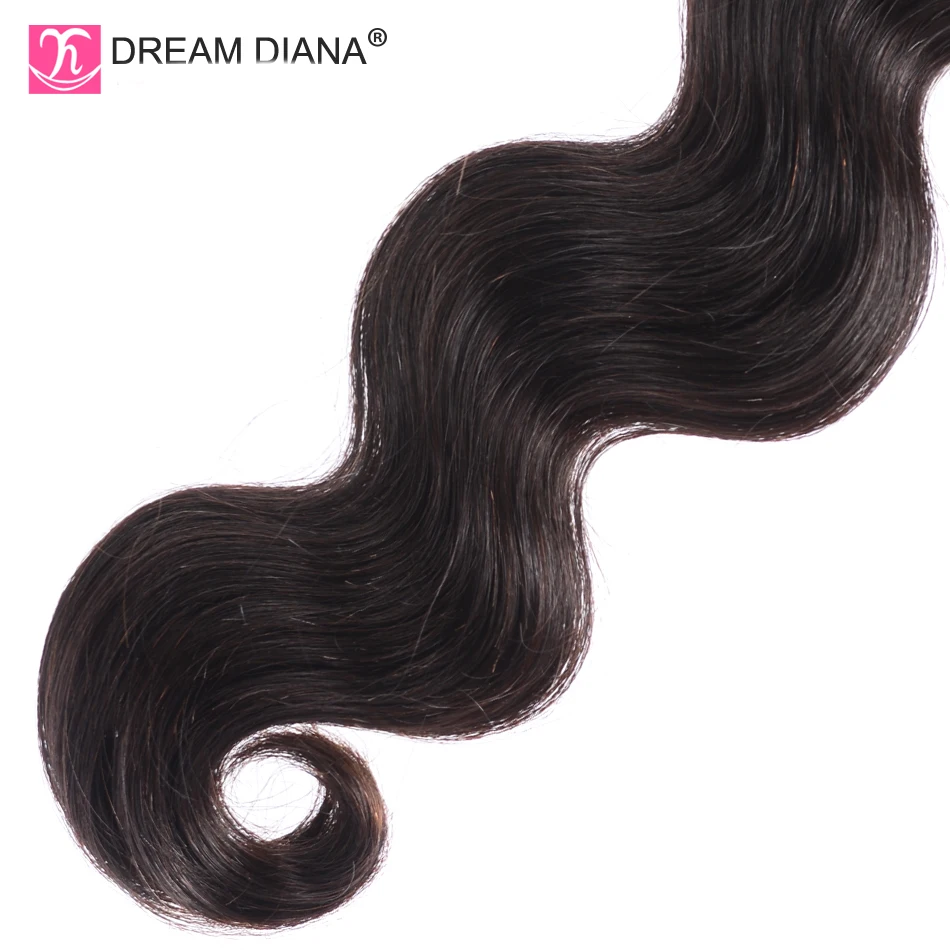 DreamDiana Малазийская волна тела 4 пучка s натуральный черный "-30" L Remy пучки волнистых волос пучок человеческих волос предложения длинные волосы