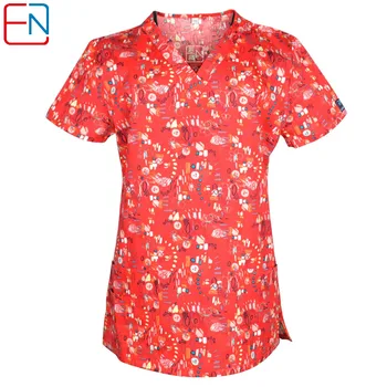

Hennar brand women scrub top in cotton or T/C