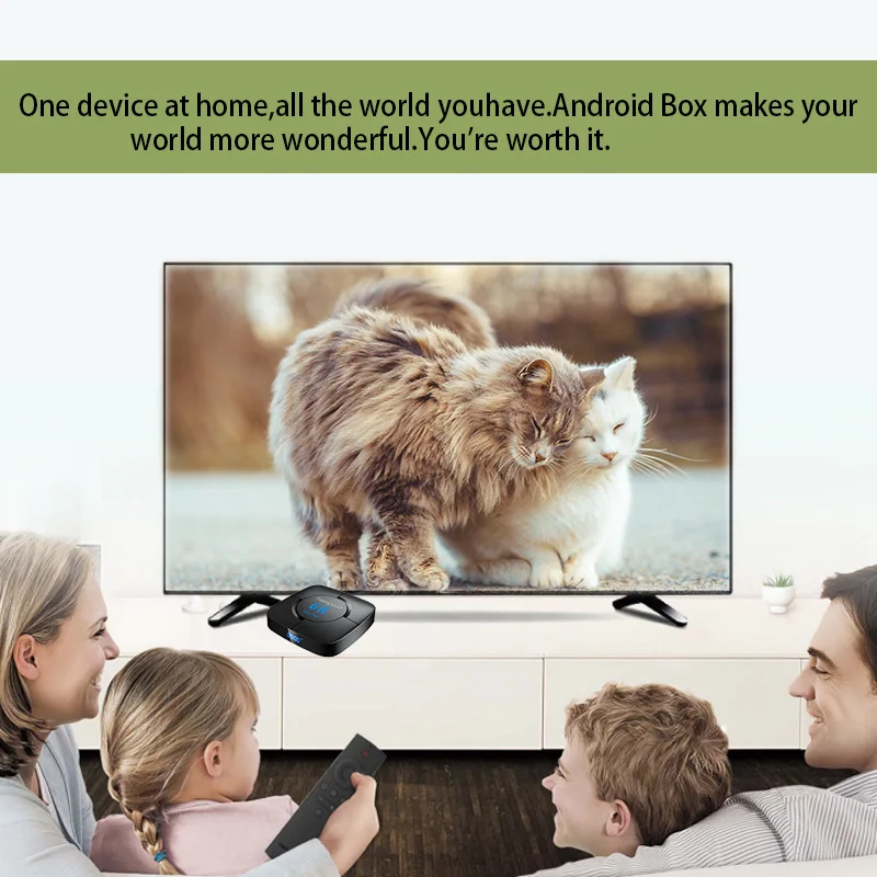 ТВ приставка TX9s на Android 2 ГБ 8 телеприставка 4 ГГц Wi Fi 4K помощник Youtube медиаплеер