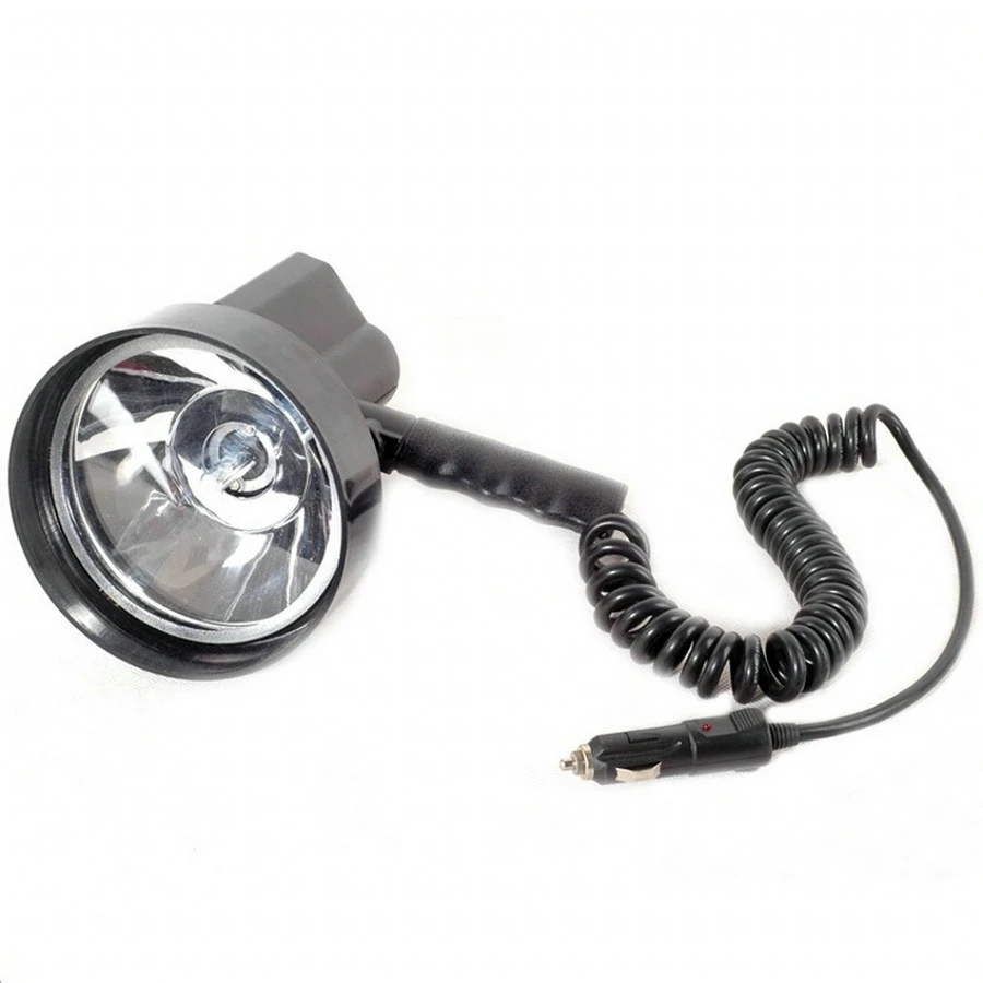cheap!!!- 12V 100W HID 5" Xenon Handheld Camping Hunting Fishing Super
Light Spotlight