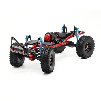 

Climbing Car Frame Kit Gate Bridge Reverse Transmission Box Wrangler Frame 313 Wheelbase Rack for 1/10 SCX10 RC Car Parts