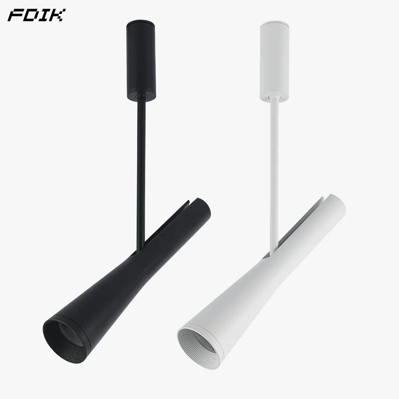 

Folding Dimmable LED Downlights 7W9W12W COB LED Ceiling Lamps Spot Lights 360° Rotation Track Lights Background Wall Lighting