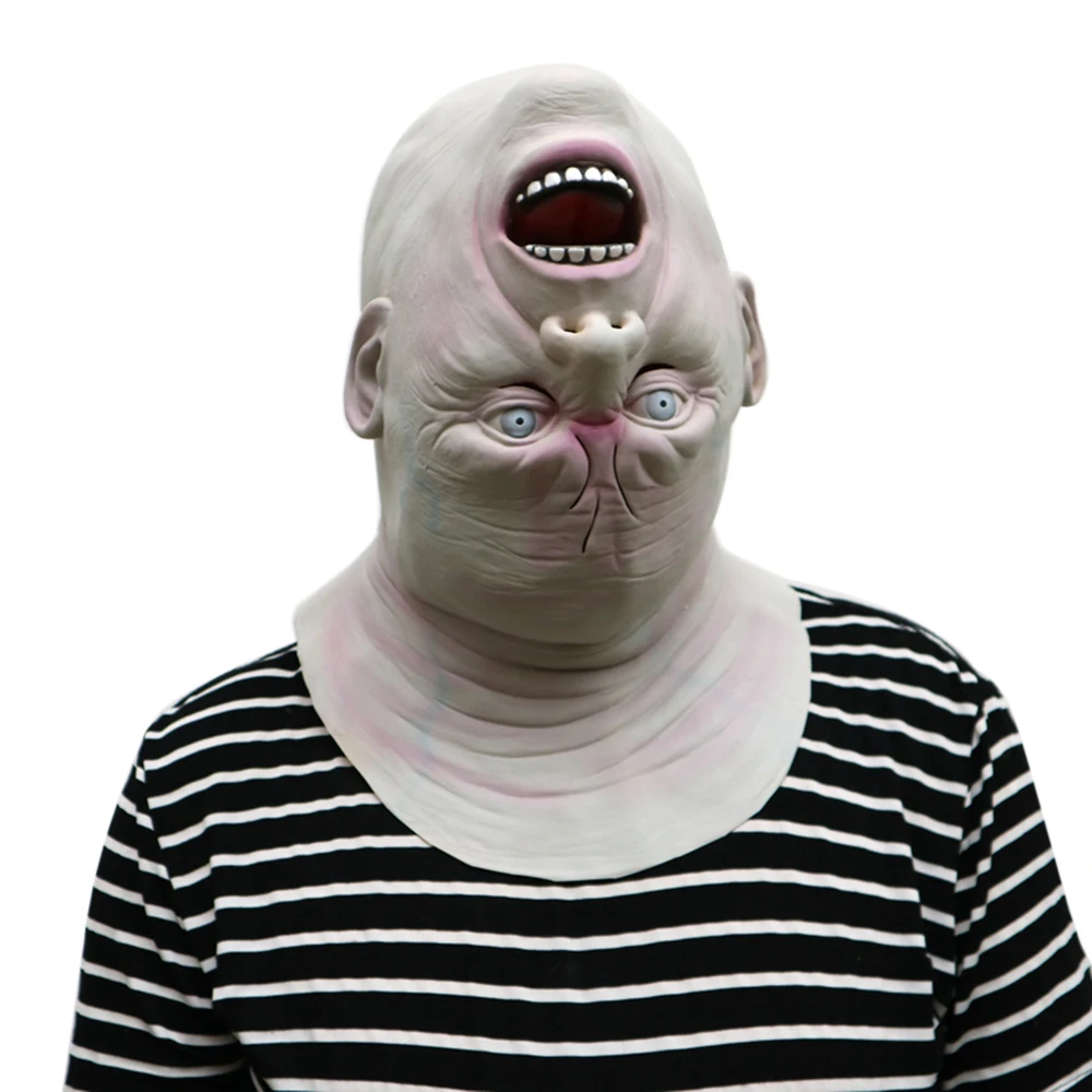 Хэллоуин маска для взрослых маска зомби латексная кровавая страшная инопланетянин дьявол полный костюм маска для лица вечерние косплей реквизит Хэллоуин маска