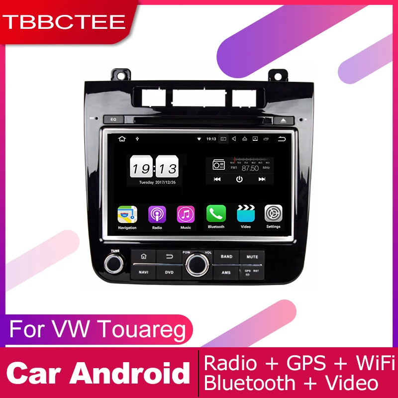 TBBCTEE android автомобильный dvd GPS; Мультимедийный проигрыватель для Volkswagen Touareg 2010~ автомобильный dvd Навигация Радио Аудио видео плеер