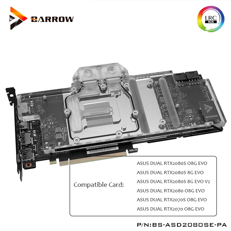 ^*Best Offers Barrow GPU Water Block for ASUS DUAL RTX2080S ,RTX2080,RTX2070S ,RTX2070 O8G EVO GPU Cooler BS-ASD2080SE-PA ^*Best Offers Barrow GPU Water Block for ASUS DUAL RTX2080S ,RTX2080,RTX2070S ,RTX2070 O8G EVO GPU Cooler BS-ASD2080SE-PA