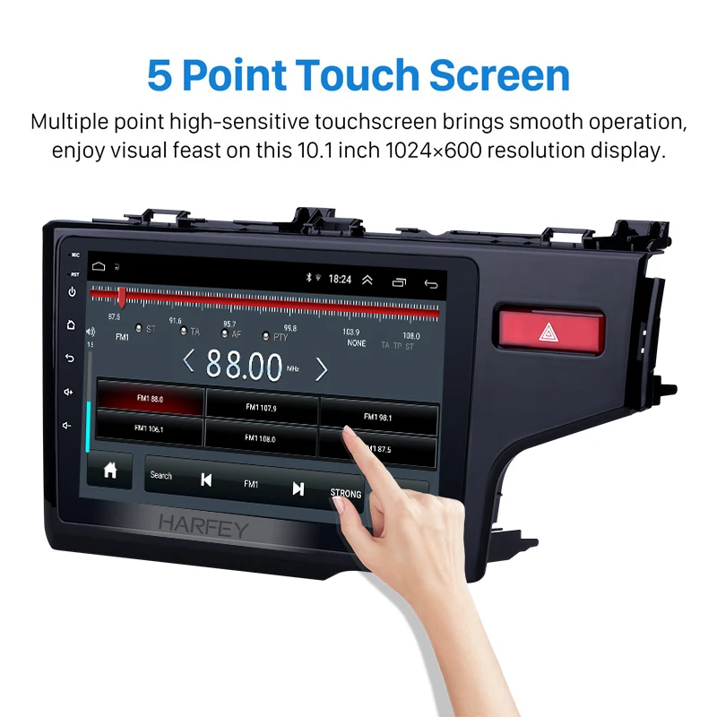 Flash Deal Harfey Android 8.1 10.1" Car Wifi Bluetooth 3G car Multimedia Player 2din GPS For HONDA JAZZ/FIT (RHD) 2014 2015 GPS Navigation 2 Flash Deal Harfey Android 8.1 10.1" Car Wifi Bluetooth 3G car Multimedia Player 2din GPS For HONDA JAZZ/FIT (RHD) 2014 2015 GPS Navigation 2