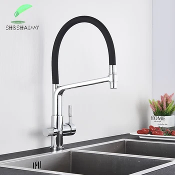 

SHBSHAIMY Kitchen Water Filter Faucets BrushedNickel Multi-color Faucets Fit Most ReverseOsmosis Devices or Water