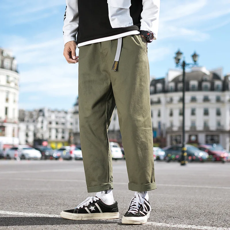 

2020 Spring Main Push Japanese-style Exterior Large Size Wide-Leg Embroidered Casual Pants M-5x Hk1970-