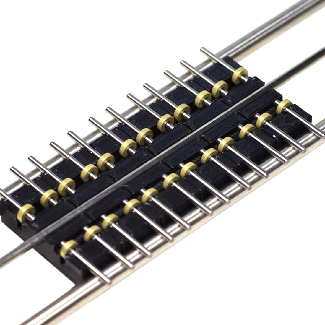 

6Pcs 50cm 1:87 Model Train HO Scale DIY Treadmill Track With Connecting Line For HO Scale Model Of Most Brands In The Market
