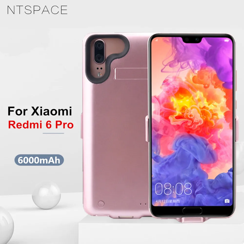 6000 мАч чехлы для зарядки аккумуляторов Xiaomi Redmi 6 Pro чехол внешних зарядный
