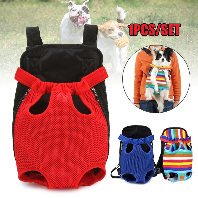 

Newly Front Pet Dog Carrier Legs Out Backpack Adjustable Shoulder Strap Sling for Traveling Hiking