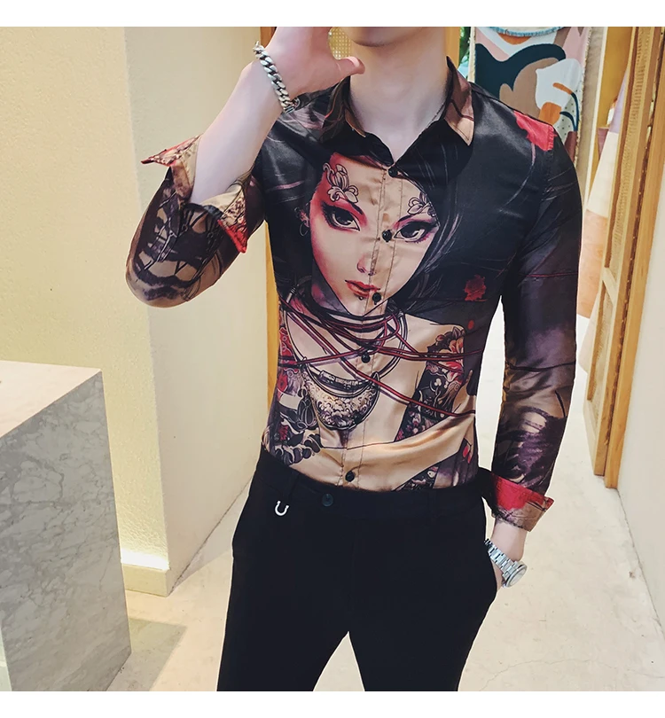 Повседневные рубашки для работы M-3XL Chemise Homme Manche Longue премиум бренд модные мужские рубашки с длинными рукавами с принтом мужские тонкие