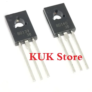 

Real 100% Original NEW BD139 BD140 TO-126 100Pair = BD139 100PCS + BD140 100PCS