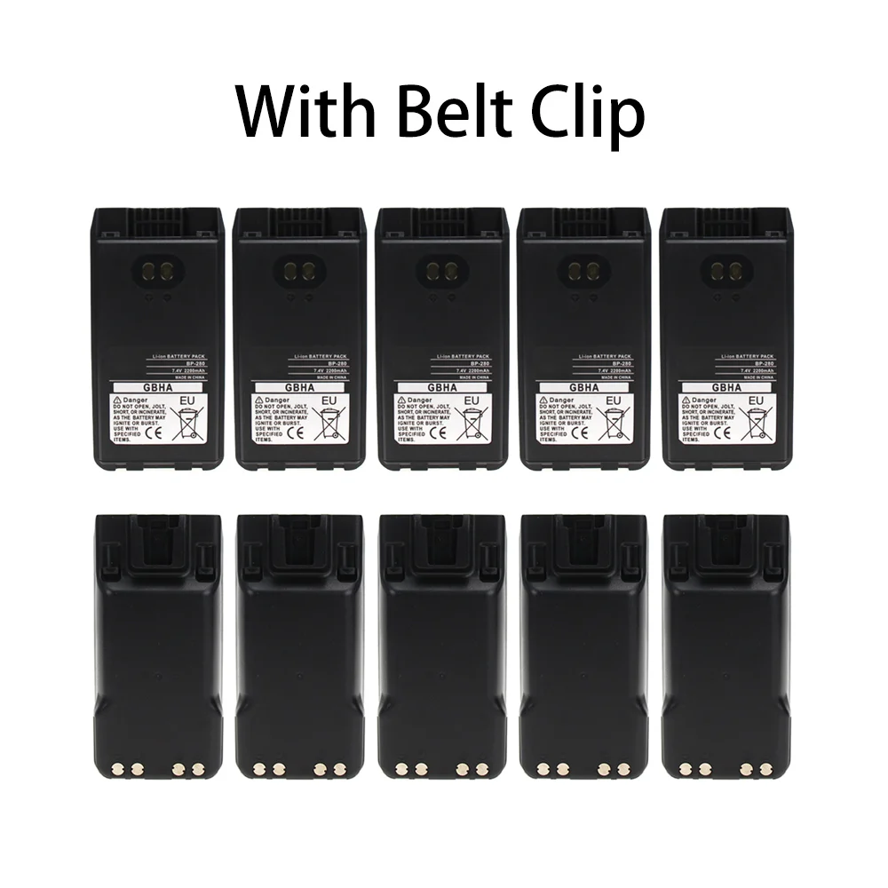 

10X Replacement BP-280 BP-280Li Battery for ICOM F1000 & F2000 Series Radio 2200mah