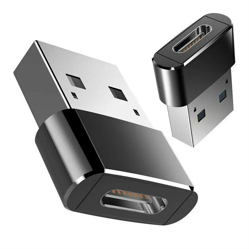 Адаптер с разъемом типа C на USB 2 0 A адаптер папа и для передачи данных|Переходники