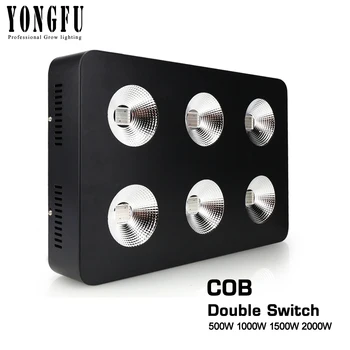 

COB LED Grow Light 500W 1000W 1500W 2000W Double Switch Ved&Bloom Full Spectrum Growth Light for Outdoor/Indoor Plants Growth