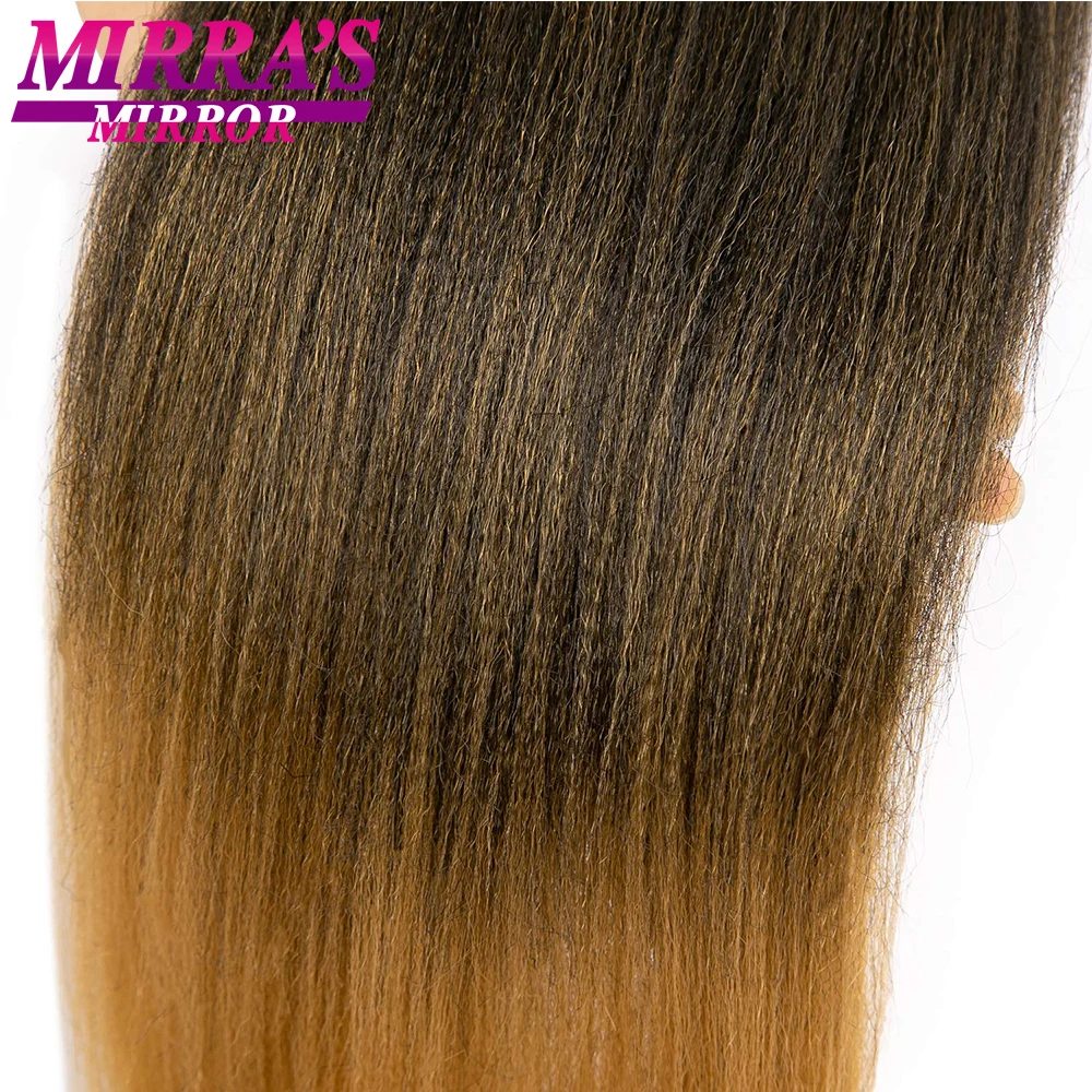 Braid Hair Pre stretched Easy Braid Ombre Synthetic Braids Extensions Senegal Twist Yaki Straight Crochet Hair 20/26/30 Inch 2