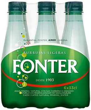 

Fonter - Agua Mineral Natural Con gas Carbónico Añadido 0,33 L x 6