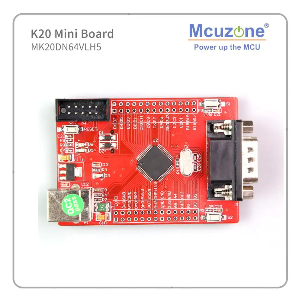 Freescale Kinetis MK20DN64VLH5 мини плата K20 50 МГц Cortex M4 USB OTG 16 бит ADC 3UART|adc 16bit|otg otgboard board |