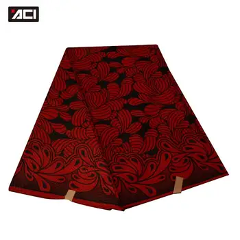 

ACI 100% Polyester African Wax Print Fabric 6 Yards Hot Sale African Ankara Fabrics Tissu Wax African Batik Fabric For Wedding