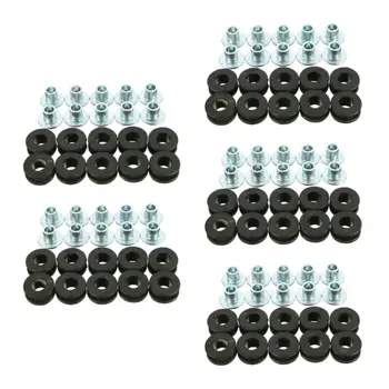 

50 Pcs Rubber Motorcycle Grommets Kit For Honda Fairing Parts Accessories