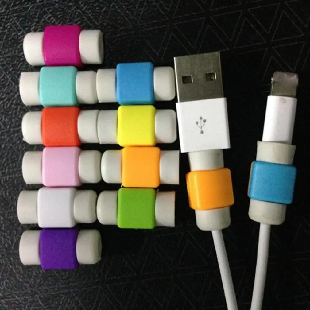 Высококачественный USB кабель для зарядки, защитный кабель для передачи данных, защитный Шнур для iphone 5 5s 6 6s 7 8 plus X