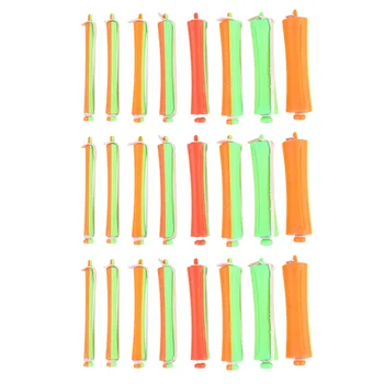 

80pcs Universal Hair Curling Flex Rods Multifunction Cold Wave Hair Curler Hair Roller Sticks (Mixed Color)