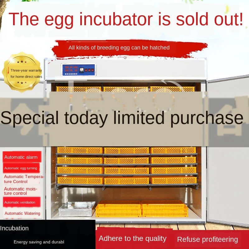 

Egg Incubator Automatic Household Small and Medium-sized Incubator Intelligent Large Chicken, Duck
