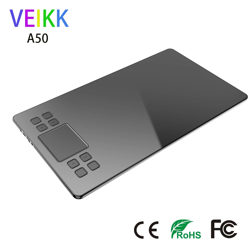 

Newest 10x6 inch A50 Graphic Drawing Tablet Digital Pen Tablet with Battery- Free Stylus 6*4 inch Signature tablet For Windows
