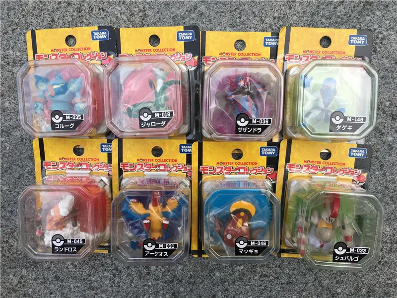 Takara Tomy Pokemon Mini Коллекция фигурка монстра 4 см