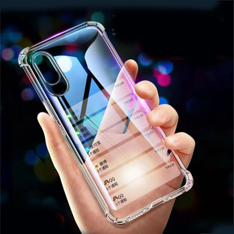 Подходит для iPhone 6S 6 7 8 Plus11 X XR XS Max прозрачный противоударный чехол с четырьмя