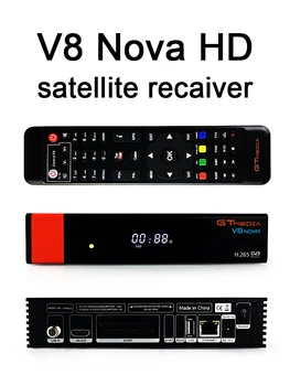 

1080P HD DVB-S2 GTmedia V8 Nova Cccam Cline satellite TV receiver built-in WIFI power supply provided by Freesat V8 Nova