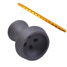 30 см для кальяна шланг наргиле алюминиевый кальян ручка для кальян наргиле из натуральной глины кальян чаша наргиле аксессуары