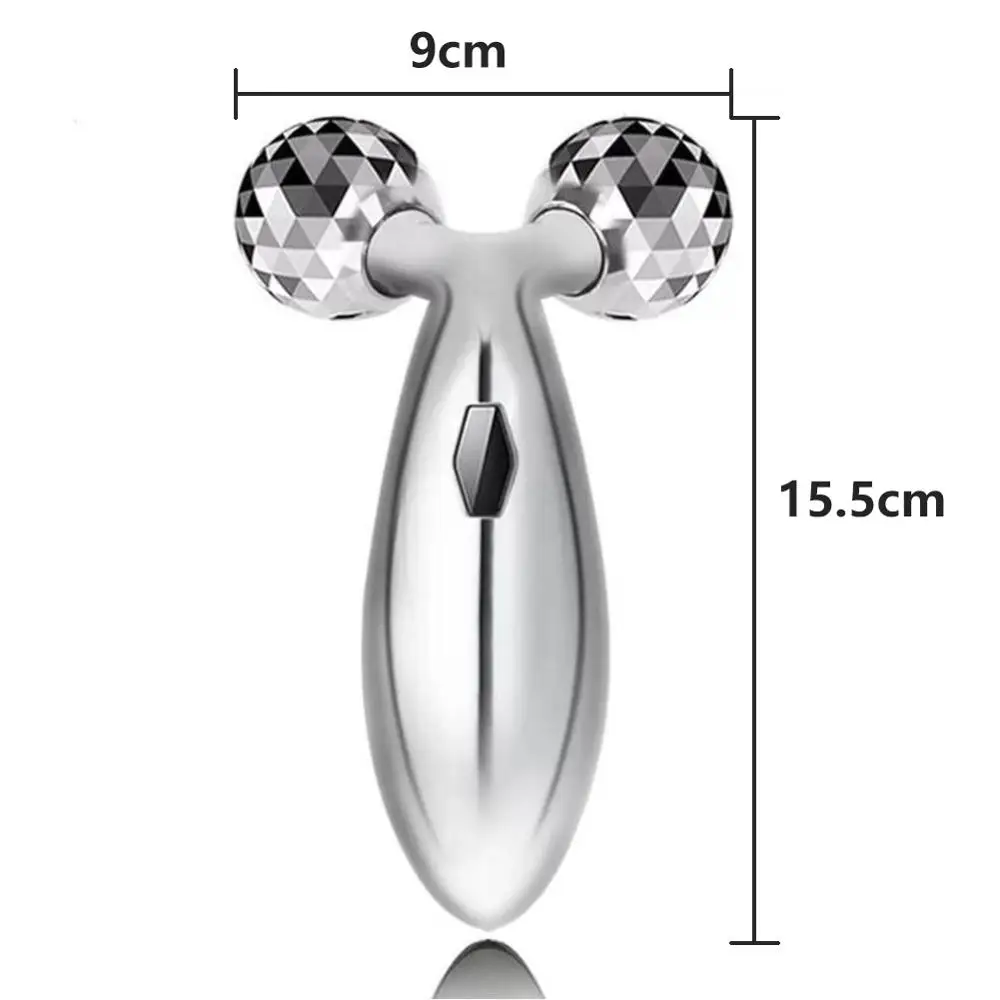 3D face roller 3D роликовый массажер для подтяжки лица большого размера, тонкий массаж лица, вращение на 360 градусов, массажер для всего тела, средство для удаления морщин лица, подтяжка лица - Цвет: 3D face roller