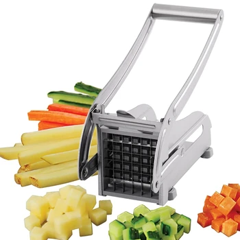 

French Fries Fry Cutter and Vegetable Chopper Easy Dicer Great for Potatoes, Oni 11UA
